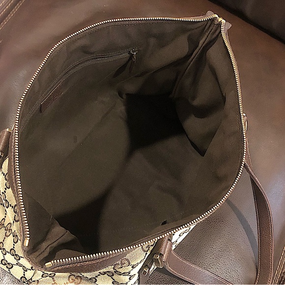 EUC Vintage Gucci GG Supreme Monogram Abbey Tote Handbag - Picture 10 of 17